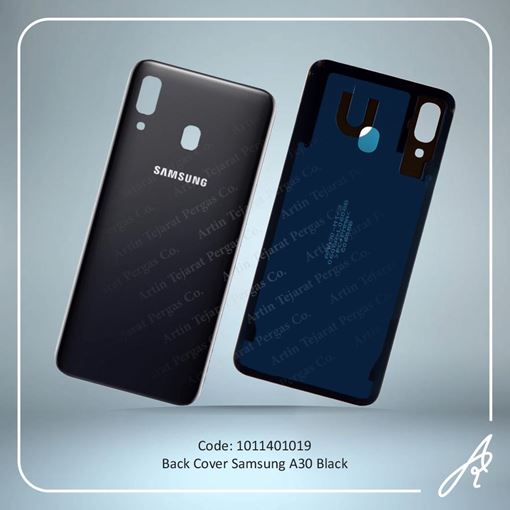 تصویر  BACK COVER A30 BLACK SAM