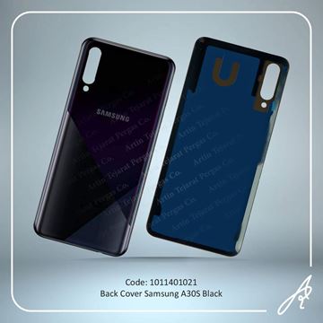 تصویر BACK COVER A30S BLACK SAM