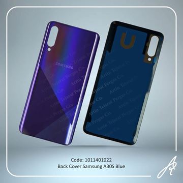 تصویر BACK COVER A30S BLUE SAM