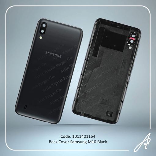 تصویر  BACK COVER M10 BLACK SAM
