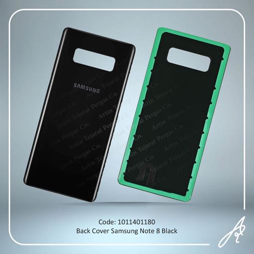 تصویر  BACK COVER NOTE 8 BLACK SAM