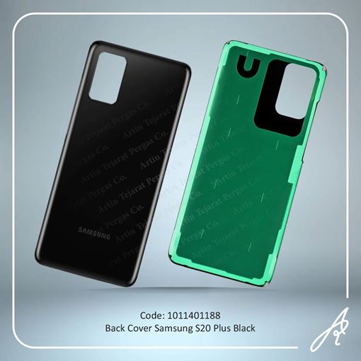 تصویر  BACK COVER S20 PLUS BLACK SAM