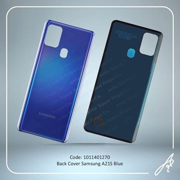 تصویر BACK COVER A21S BLUE SAM