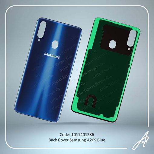 تصویر  BACK COVER A20S BLUE SAM