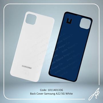 تصویر BACK COVER A22 5G WHITE SAM
