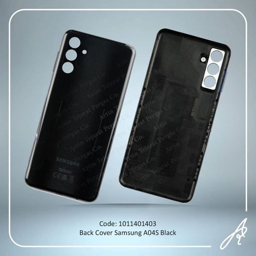 تصویر  BACK COVER A04S BLACK SAM