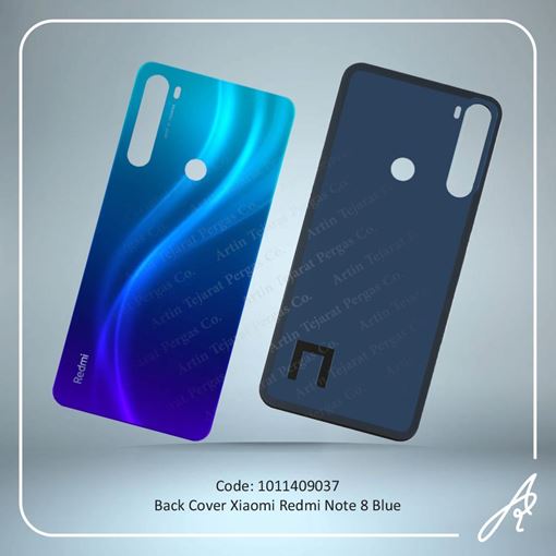 تصویر  BACK COVER REDMI NOTE 8 BLUE XIAO