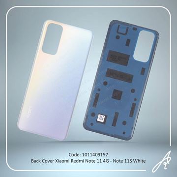 تصویر BACK COVER REDMI NOTE 11 4G-NOTE 11S WHITE XIAO