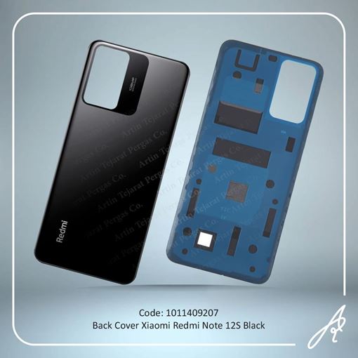 تصویر  BACK COVER REDMI NOTE 12S BLACK XIAO
