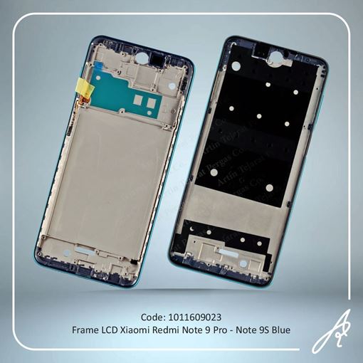تصویر  FRAME LCD REDMI NOTE 9 PRO-NOTE 9S BLUE XIAO