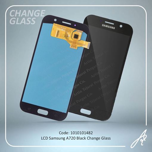 تصویر  LCD A720 BLACK CHANGE GLASS SAM