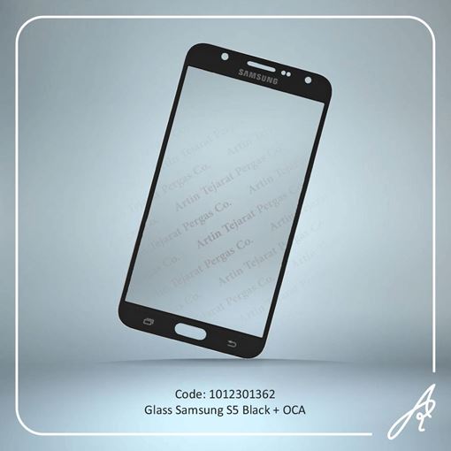 تصویر  GLASS S5+OCA BLACK SAM