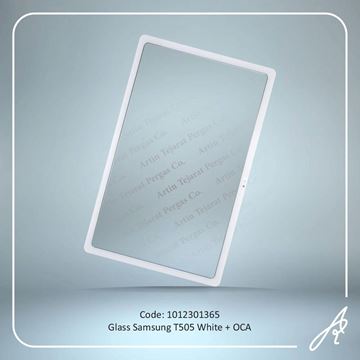 تصویر GLASS T505+OCA WHITE SAM