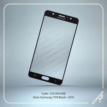 تصویر GLASS J720+OCA BLACK SAM