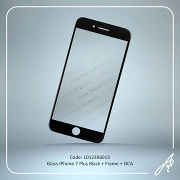 تصویر GLASS 7PLUS+OCA+F BLACK IPHONE