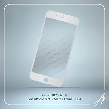 تصویر GLASS 8PLUS WHITE+OCA+F IPHONE