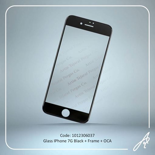 تصویر  GLASS 7G BLACK+OCA+F IPHONE