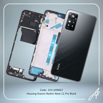 تصویر HOUSING REDMI NOTE 11 PRO BLACK XIAO