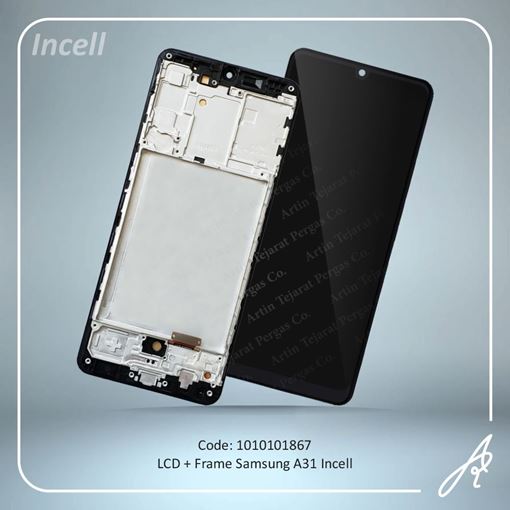 تصویر  LCD A31+FRAME INCELL SAM