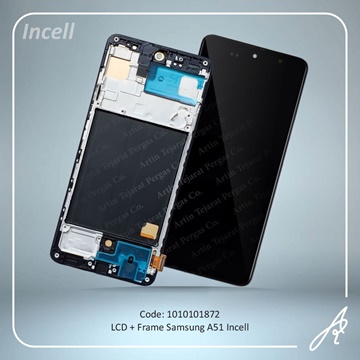 تصویر LCD A51+FRAME INCELL SAM