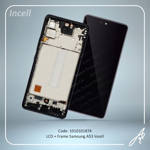 تصویر  LCD A53+FRAME INCELL SAM