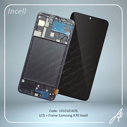 تصویر  LCD A70+FRAME INCELL SAM