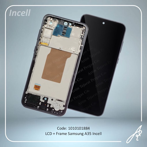 تصویر  LCD A35+FRAME INCELL SAM