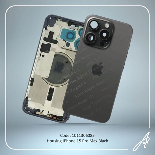 تصویر  HOUSING 15 PRO MAX BLACK IPHONE