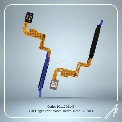 تصویر  FLAT FINGER REDMI NOTE 12 BLACK XIAO