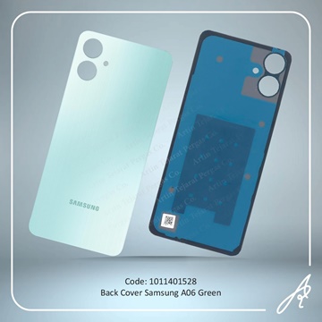 تصویر BACK COVER A06 GREEN SAM