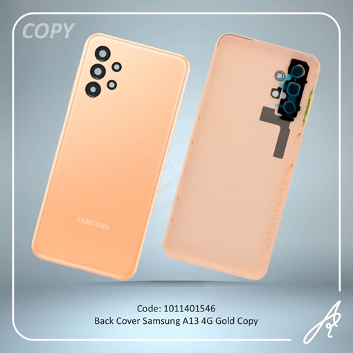 تصویر  BACK COVER A13 4G COPY GOLD SAM