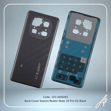 تصویر BACK COVER REDMI NOTE 14 PRO 5G BLACK XIAO