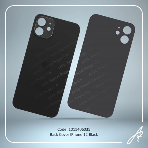تصویر  BACK COVER 12 BLACK IPHONE