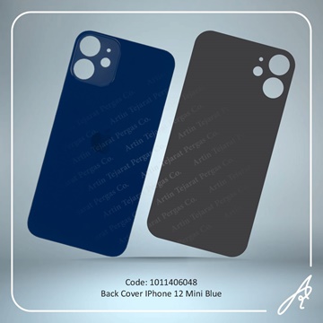 تصویر BACK COVER 12 MINI BLUE IPHONE