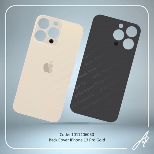 تصویر  BACK COVER 13 PRO GOLD IPHONE