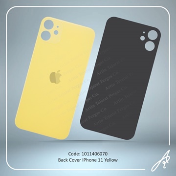 تصویر BACK COVER 11 YELLOW IPHONE