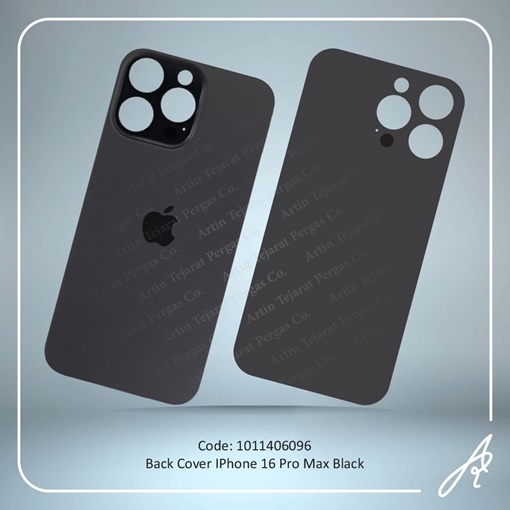 تصویر  BACK COVER 16 PRO MAX BLACK IPHONE
