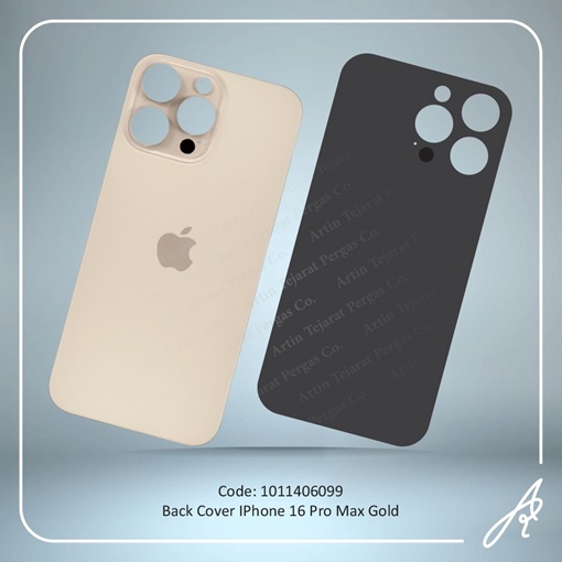 تصویر  BACK COVER 16 PRO MAX GOLD IPHONE