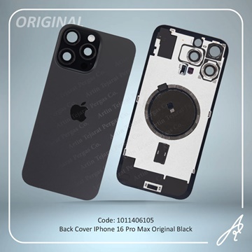 تصویر BACK COVER 16 PRO MAX ORG BLACK IPHONE
