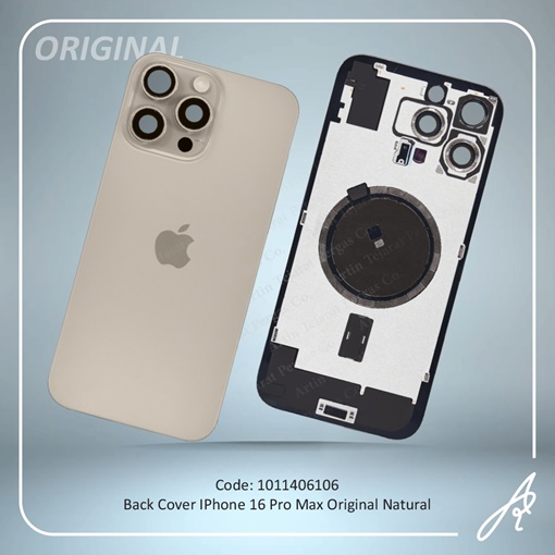 تصویر  BACK COVER 16 PRO MAX ORG NATURAL IPHONE