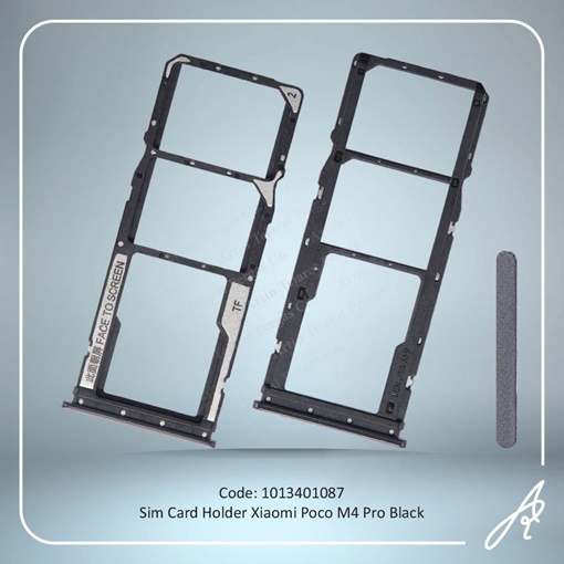 تصویر  SIM HOLDER POCO M4 PRO BLACK  XIAO