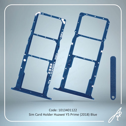 تصویر  SIM HOLDER Y5 PRIME 2018  BLUE  HUW