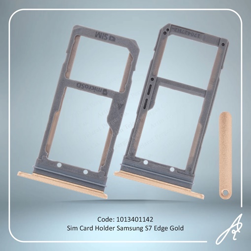 تصویر  SIM HOLDER S7 EDGE 2/SIM GOLD SAM