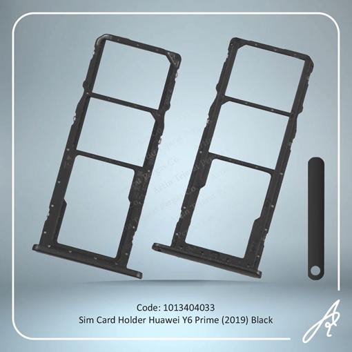 تصویر  SIM HOLDER Y6 PRIME 2019  BLACK HUW