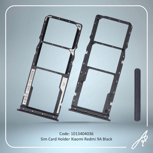 تصویر  SIM HOLDER REDMI 9A  BLACK XIAO