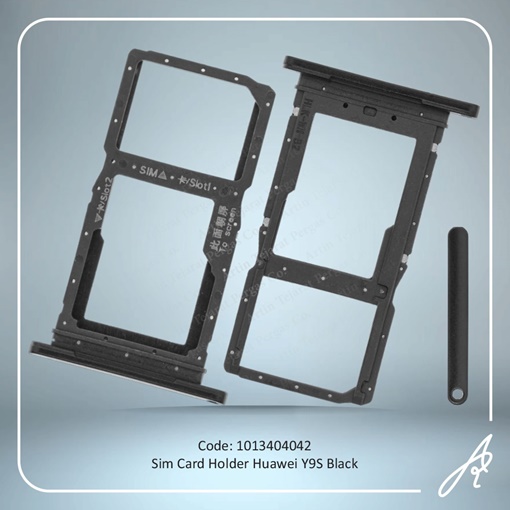 تصویر  SIM HOLDER Y9S BLACK HUW