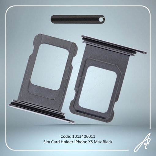 تصویر  SIM HOLDER XS MAX  BLACK IPHONE
