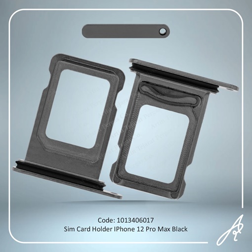 تصویر  SIM HOLDER 12 PRO MAX BLACK  IPHONE