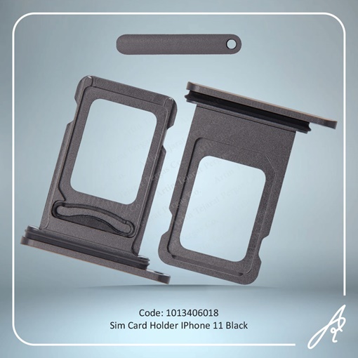تصویر  SIM HOLDER 11 BLACK IPHONE