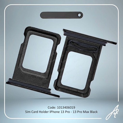 تصویر  SIM HOLDER 13 PRO-13 PRO MAX BLACK IPHONE